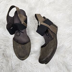 Otbt Rexburg Wedge Pump Women's Size 6 Chocolate Brown Women's